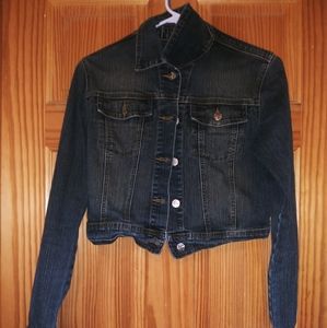 Jean jackets and sweater